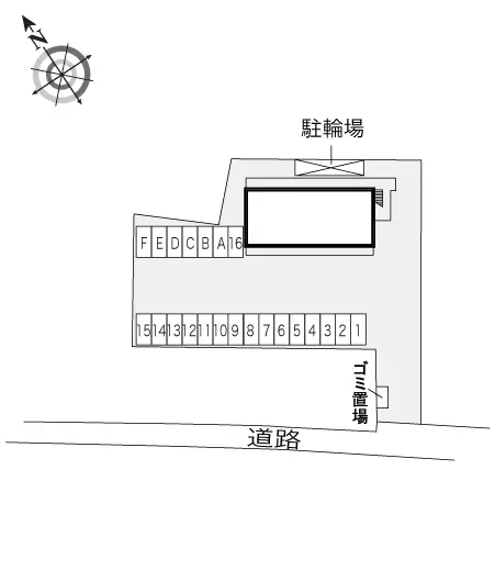 ★手数料０円★草津市東草津１丁目　月極駐車場（LP）